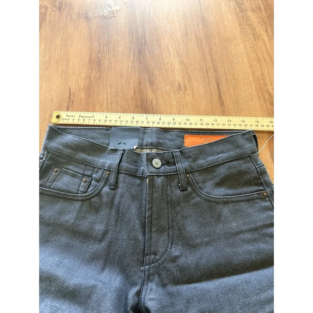 Jean Shop Jeans Selvedge Denim Gray Mick Size 28 X 32 CUT# 951 100% Cotton